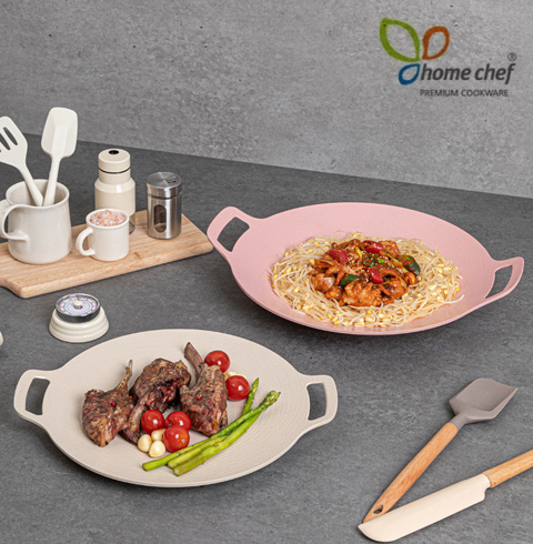[홈셰프]파르페 IH 칼라 그리들2종(30cm+34cm)