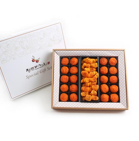 [청도명감] 반건시 실속혼합1호 (반건시 40-50g내외 10과 *2팩+감말랭이300g)