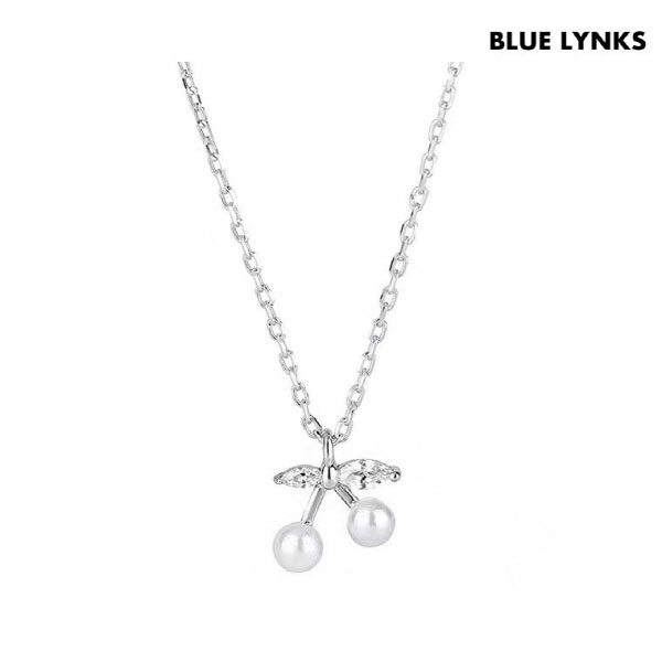 [블루링스] URC 실버 S925 체리 진주 목걸이 BRM-URC01