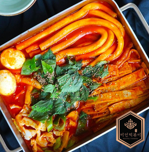 미인떡볶이 40cm롱~떡볶이 (빨간맛 / 더빨간맛 택1)