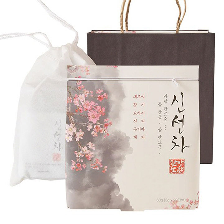 한방보감 신선차 선물용 15개입 (HACCP인증-쇼핑백)