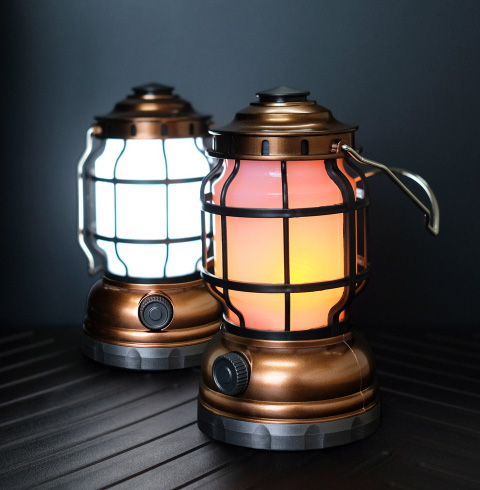 [에코너] 캠핑필수품 어둠을 밝히는 감성램프 LED 램프