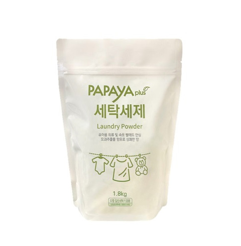 파파야플러스 분말 세탁세제 1.8kg 가치있는 소비