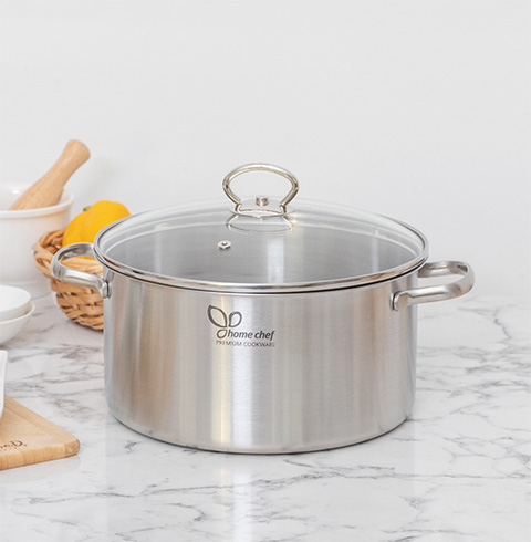 [홈셰프]파르페 IH 스텐레스 양수냄비24Cm/POSCO 신소재 POSSD  원자재 사용