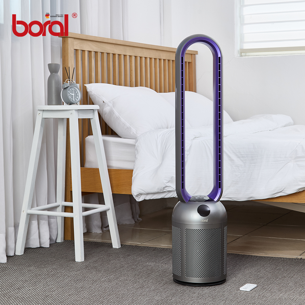 [보랄] BLDC 날개없는 선풍기(전자식) BR-L270DC  -- 퍼플색상만 가능