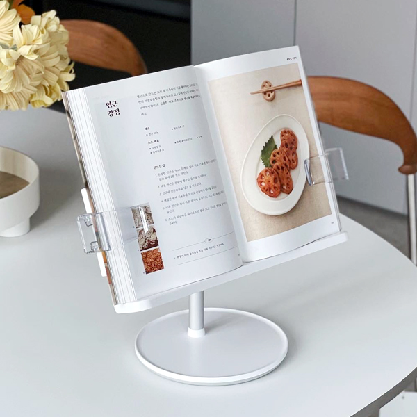 이안리빙 투명클립 각도조절 높이조절 독서대 멀티 거치대 AP-4HB