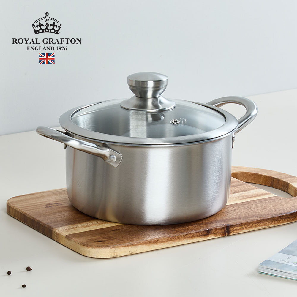 [로얄그래프톤] 마이티 통3중 IH 스텐냄비 양수20 (RG1179)		