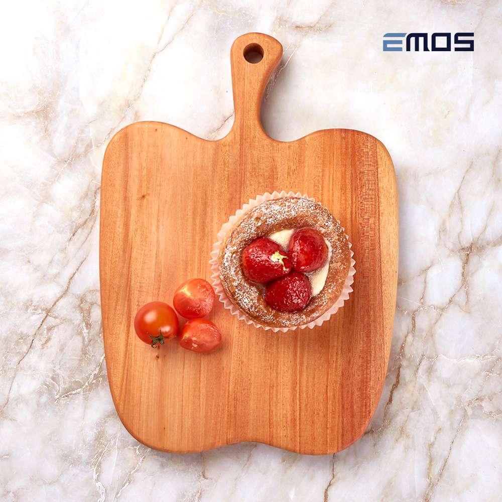 이모스(EMOS) 마호가니 통원목 플레이팅 도마 3종 중 택1