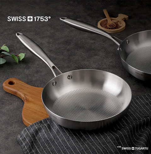 스위스1753 통3중 엠보 스텐프라이팬(22cm)