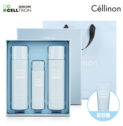 [셀트리온] 셀린온 바이탈 코드 옴므 스킨케어 2종세트(사은품 에센스50ml 증정)