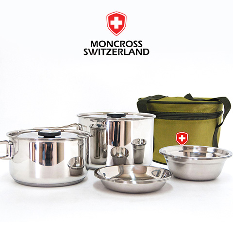 [몽크로스] 하우젠 스테인레스 코펠 3~4인용_11P