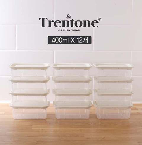 [트렌톤] 냉장고보관용기 베이직쿡 3호 12종(24P)