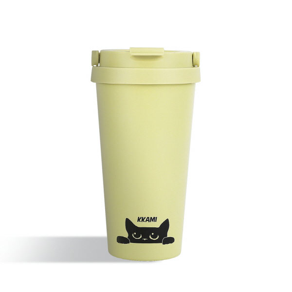 [쿠비녹스] 까미 커피 텀블러 (크림옐로우) CO-69-01