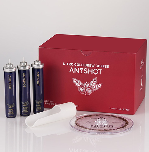 애니샷 니트로 콜드브루 10개 30초 커피완성