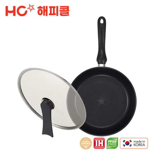[해피콜] 헤르네 다이아몬드 IH 프라이팬 2종 A세트(28F+28C)