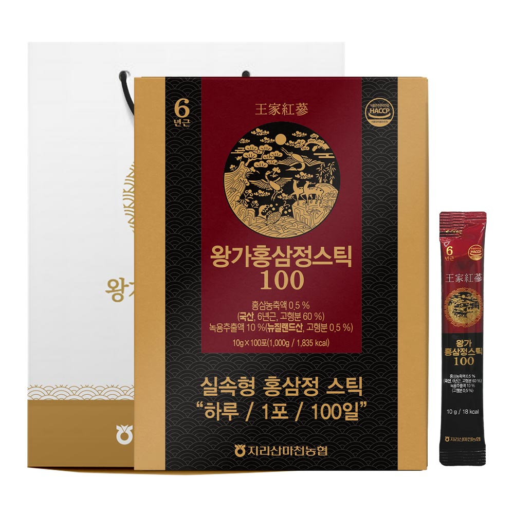 [지리산마천농협] 왕가홍삼정스틱 100 (10ml * 100포)