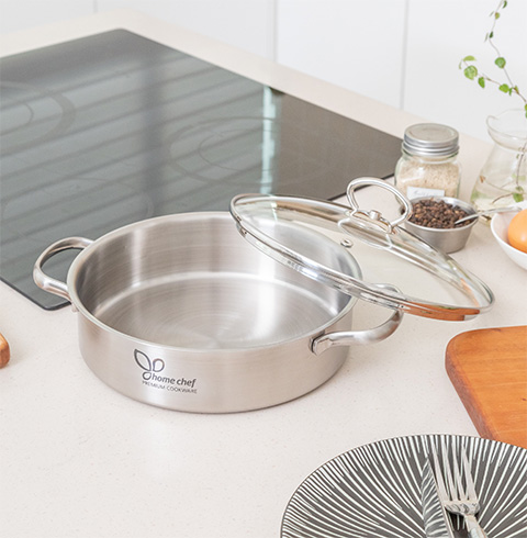 [홈셰프]파르페  IH 스텐레스 전골냄비22Cm/POSCO 신소재 POSSD  원자재 사용