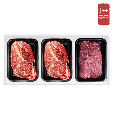 투뿔한우 선물세트1호 (꽃등심250+꽃등심250+국거리300)