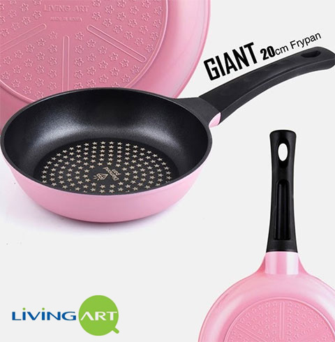 [리빙아트] 자이언트 다이아몬드 후라이팬20Cm