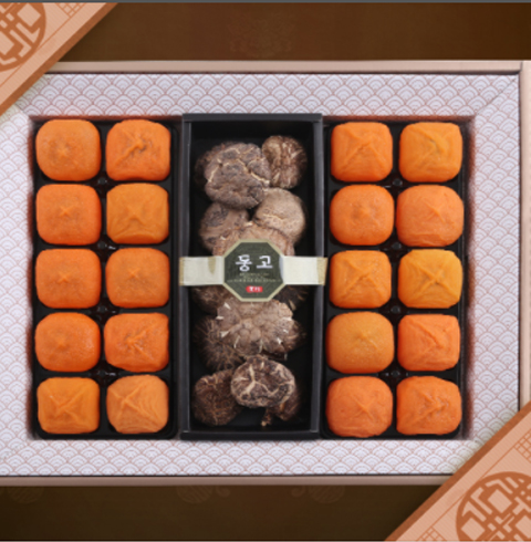 청도 표고혼합세트2호 (건표고 동고80g+반건시 50g내외 10구*2팩)