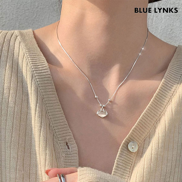 [블루링스] URB 실버 S925 럭키락 목걸이 BRM-URB01