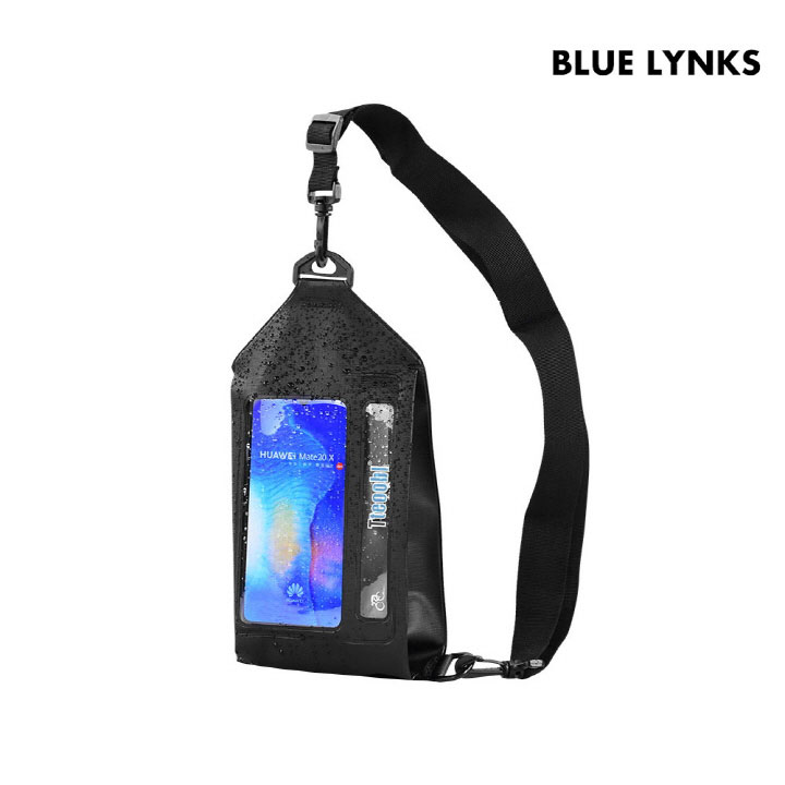[블루링스] PVX 휴대폰 터치가능 방수 슬링백 BLM-PVX01