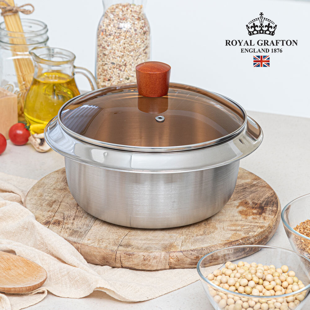 [로얄그래프톤] 통3중 IH 스텐가마솥18 RG1165