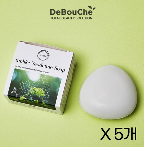NO 화학계면활제 피부에 순한 드보체 여드네 비누 5개