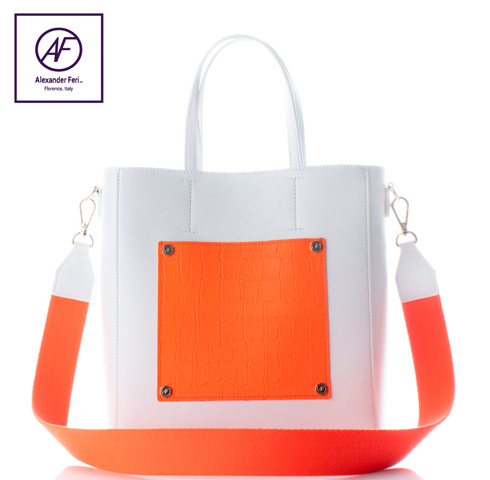 알렉산더페리 케이트 여성 숄더백 화이트/오렌지 여성가방