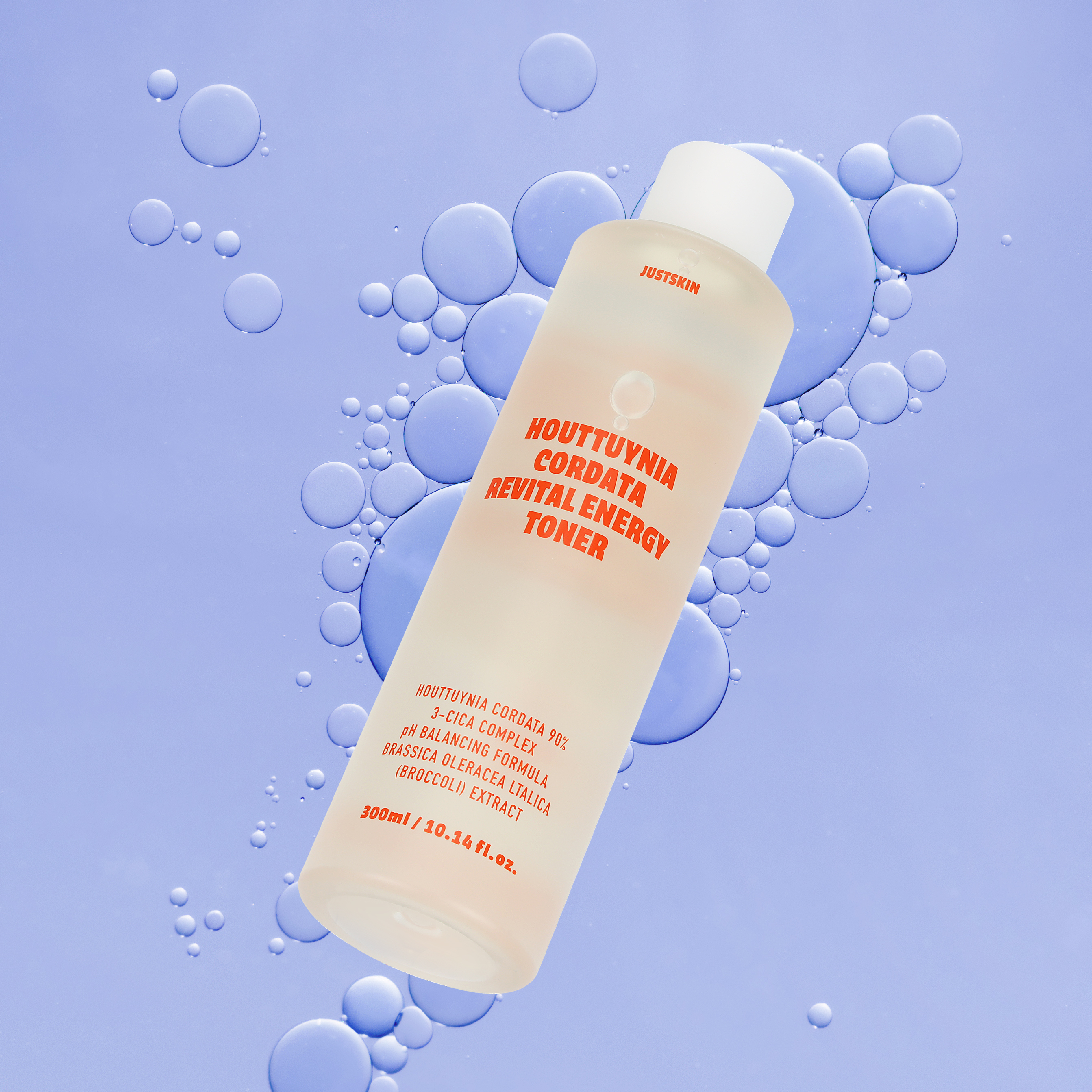 저스트비미 어성초 리바이탈 에너지 토너 300ml 진정 피부보습 각질케어 안티에이징