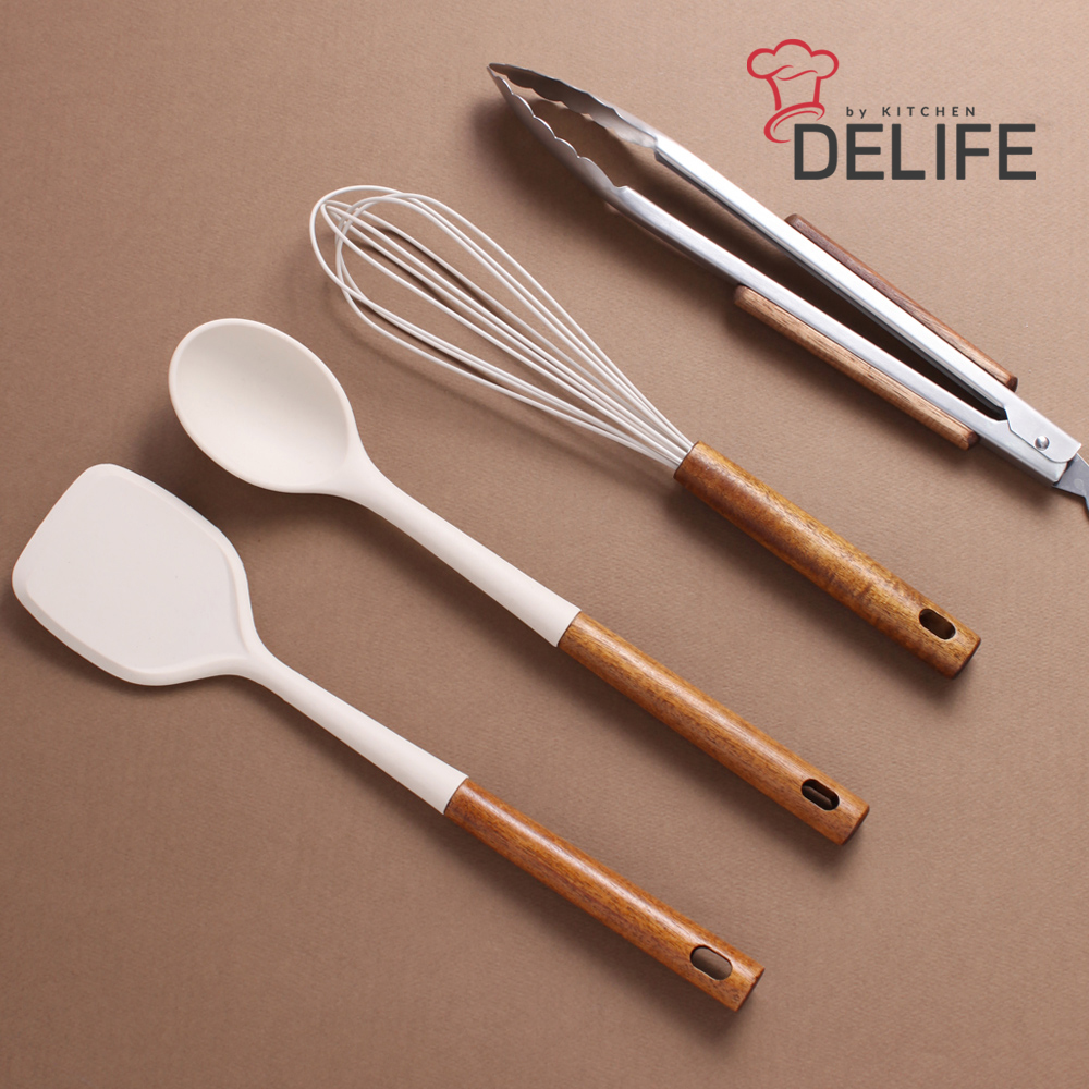 [디라이프] 실리콘 키친툴세트 (4PCS)