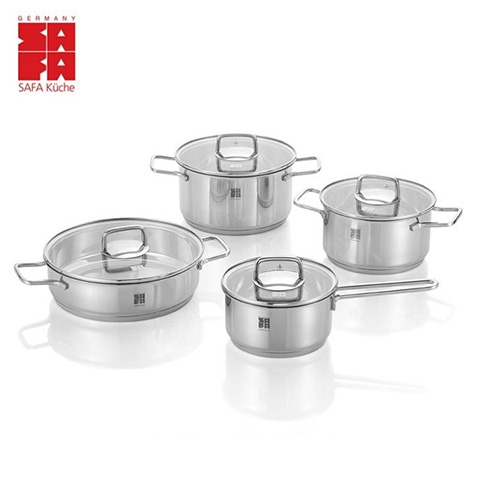 [사파] 졸링겐 IH 스텐냄비 4종세트(8p)