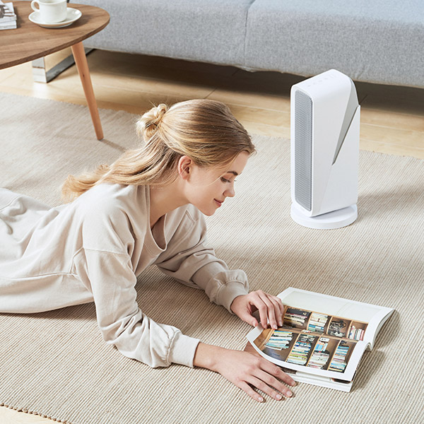 프롬비 회전형 히터팬 PTC 전기온풍기 FD232 