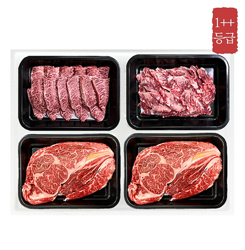 투뿔한우 선물세트 10호 (특수부위300+특수부위300+꽃등심300+꽃등심300)
