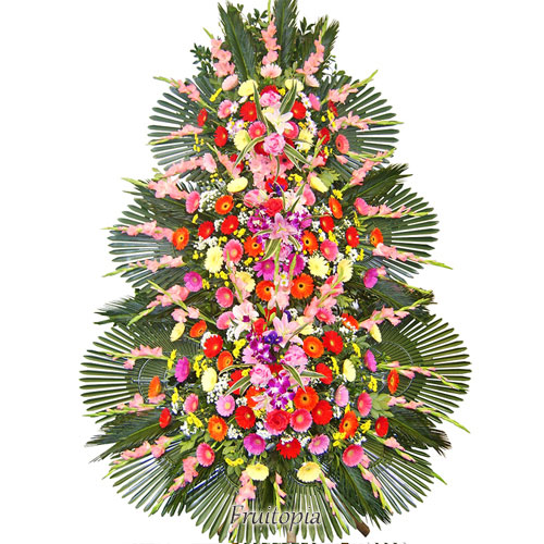 3단 고급 축하화환