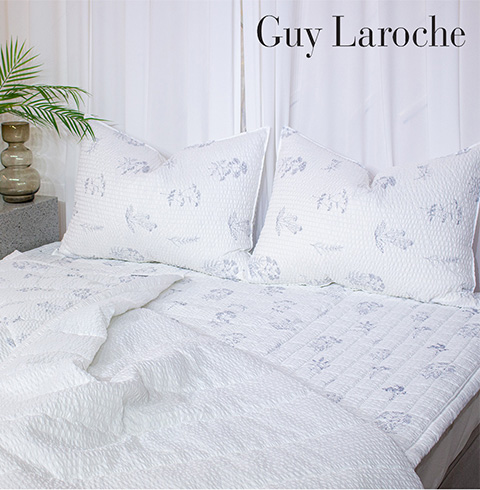 [Guy Laroche] 테라피 시어서커 세트 Q (이불,패드,베게2P)