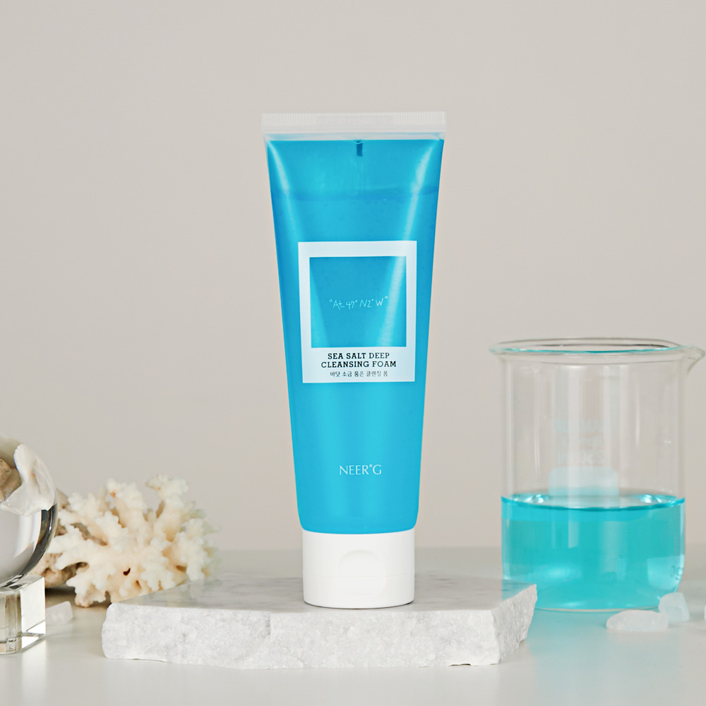 [니얼지] 바닷 소금 품은 클렌징 폼