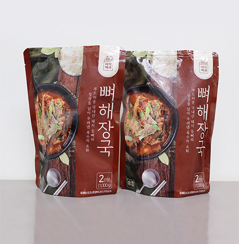 [미식백과] 뼈해장국 1000g x 2입 