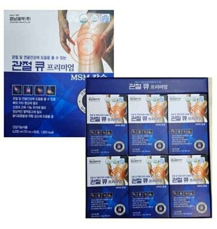 경남제약 MSM 관절 큐 프리미엄 70ml*60포