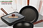 프란델리 프레스카 통주물 후라이팬 28cm +궁중팬 28cm+사각팬 28cm