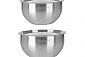 키친플라워 스텐 뚜껑 믹싱볼 2종 22cm, 24cm
