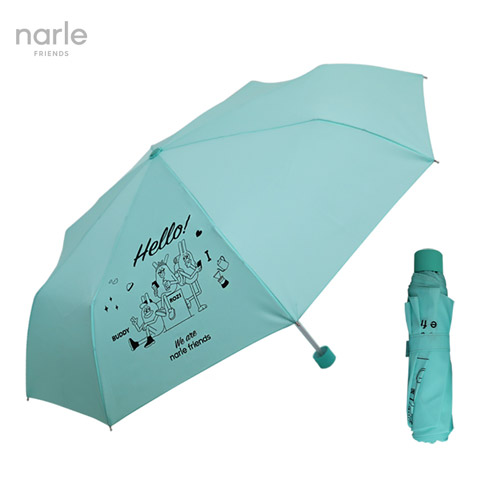 [나를프렌즈] 3단 수동우산 - 민트