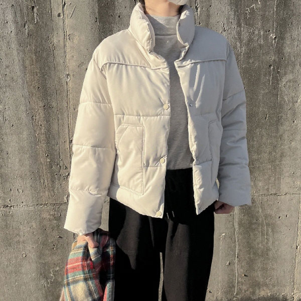 [블루링스] XPR 매트 버튼 웰론 숏패딩 (2칼라) BLM-XPR01