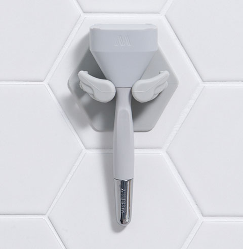 월스테이 엔젤 윙 면도기, 칫솔걸이, 다용도 홀더 실리콘 흡착식